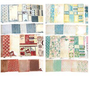 Authentique 2012 4 Seasons Collection Winter Spring Summer Fall Retired 12 x 12